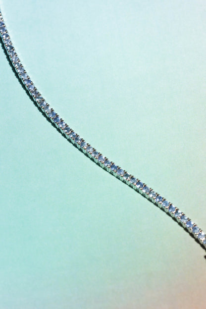 Tennis Blue Sapphire Bracelet