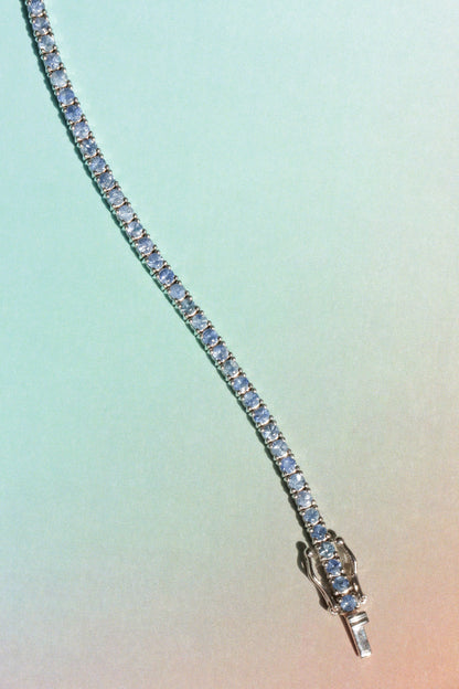 Tennis Blue Sapphire Bracelet