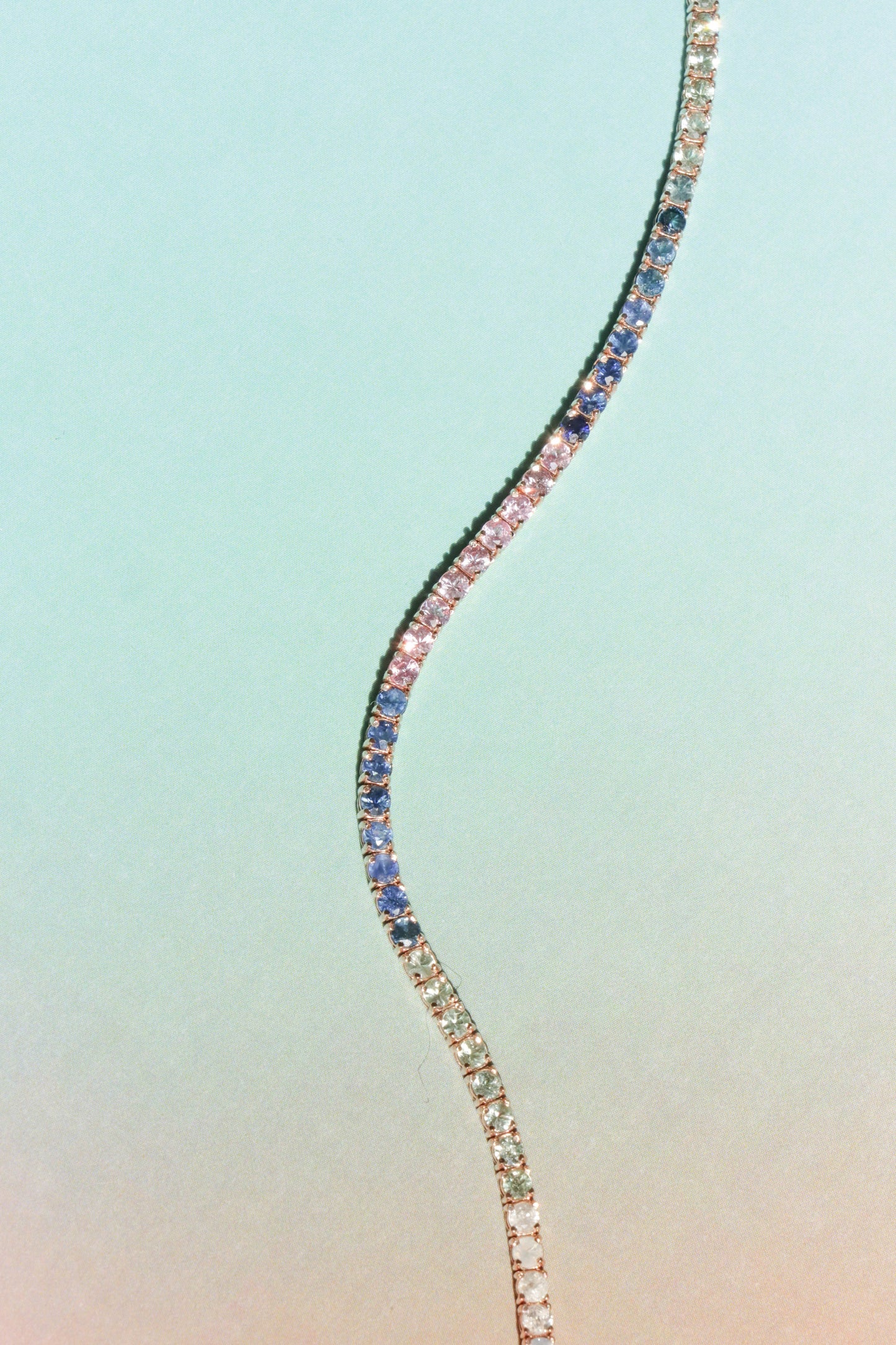 Tennis Multisapphire Bracelet