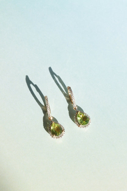 Elba Peridot Earrings