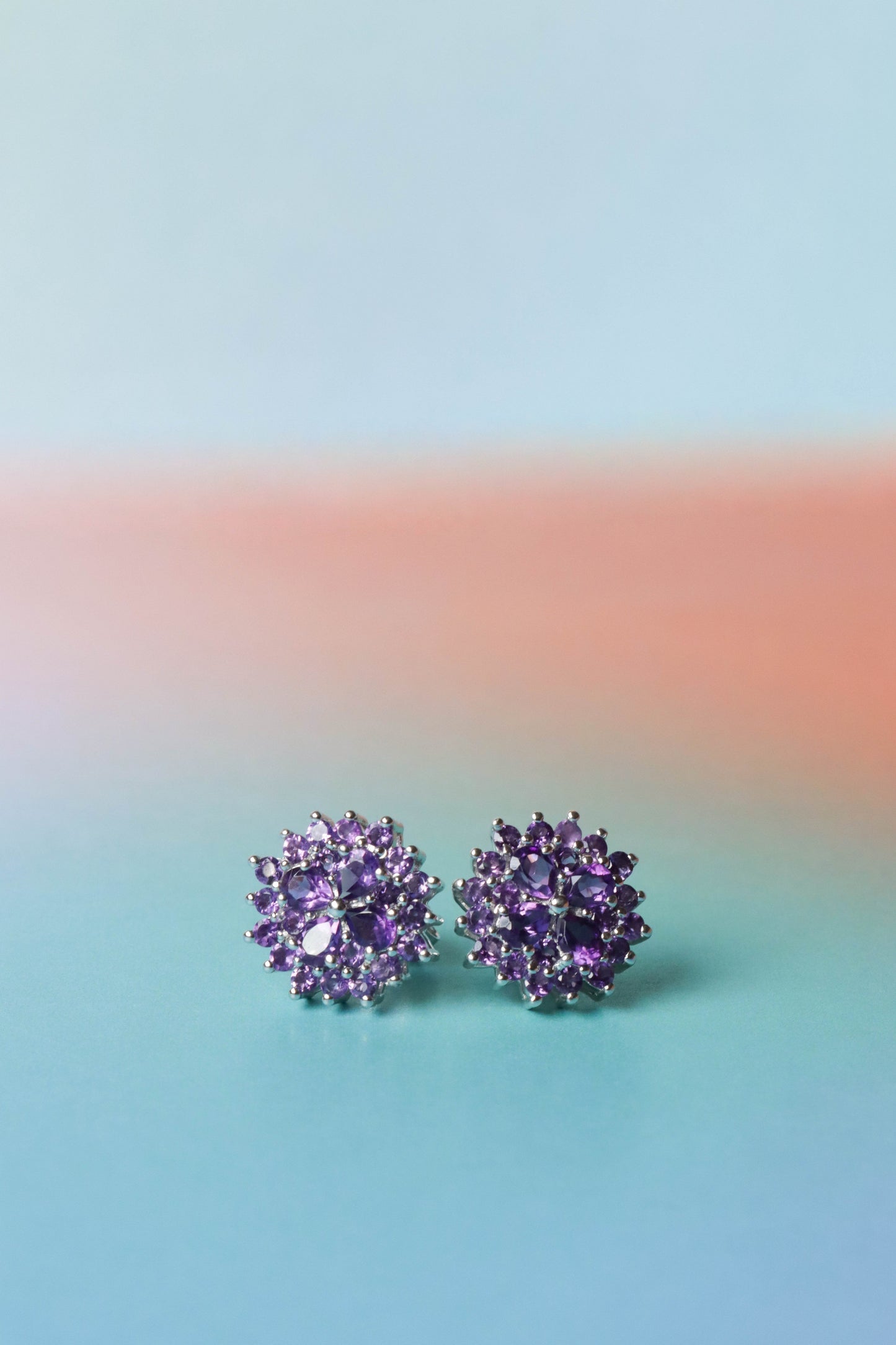 Nona Amethyst Earrings