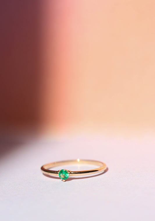 Susan Emerald Ring