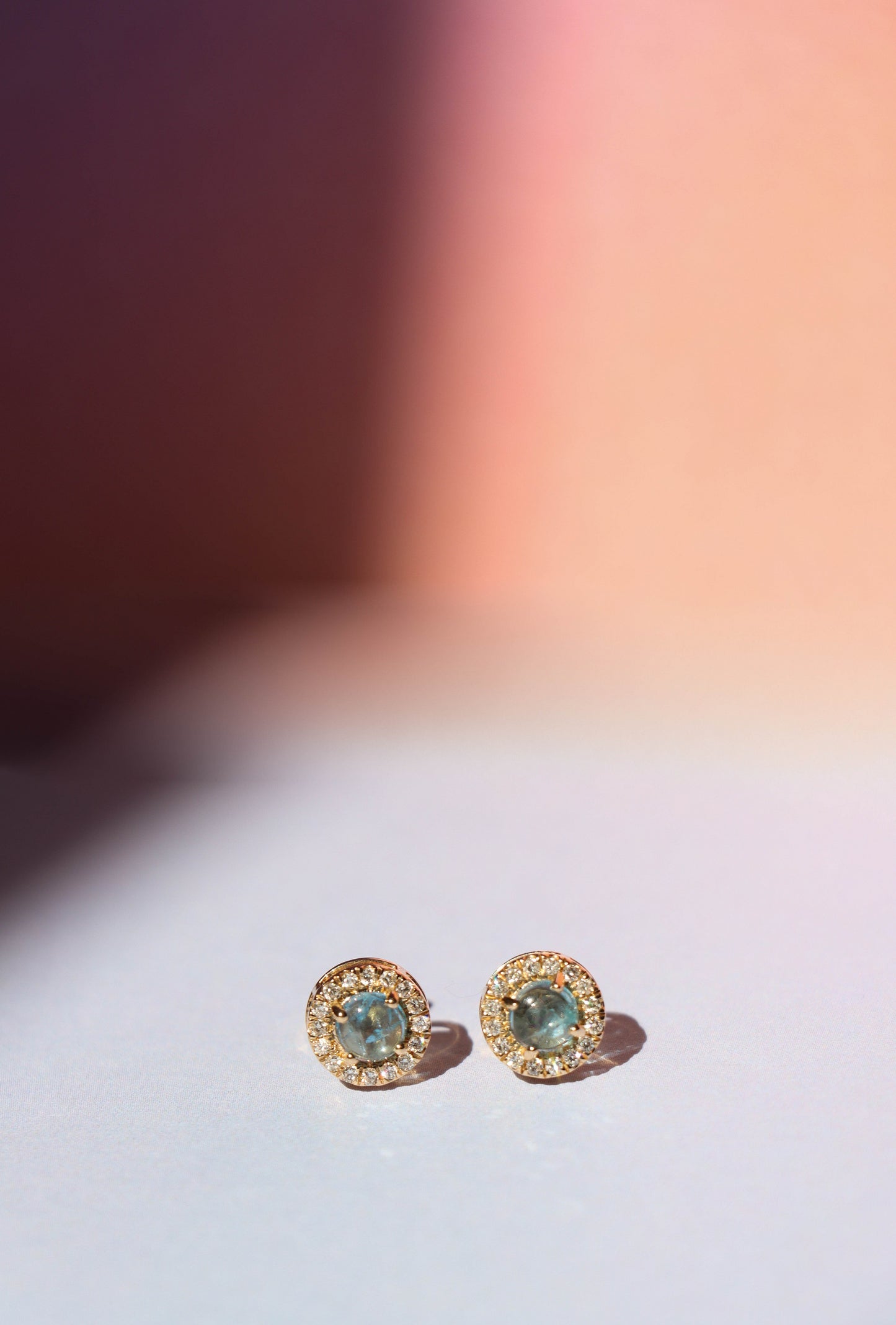 Elsie Aquamarine Studs