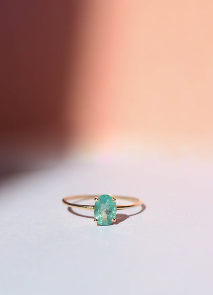 Corinne Emerald Ring