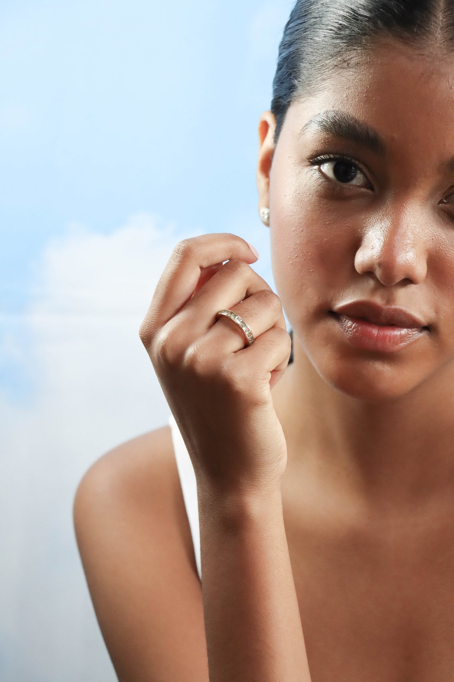 Constanza Green Sapphire Ring