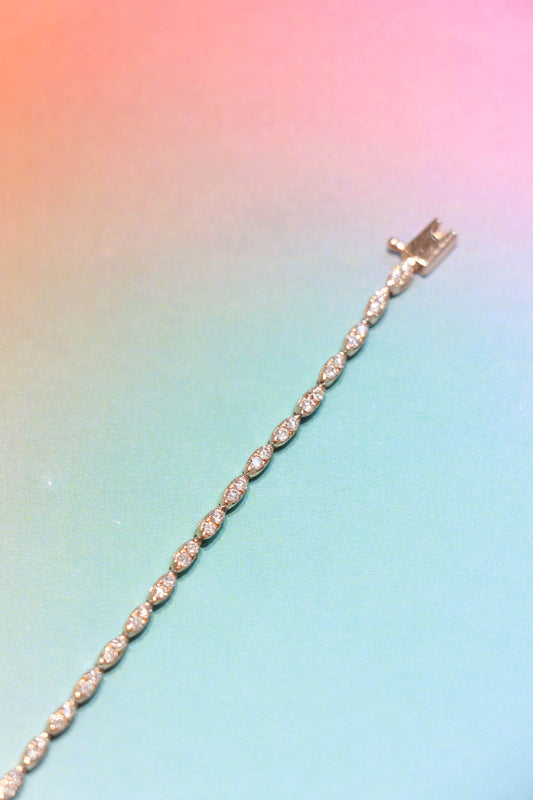 Oval Diamond Bracelet