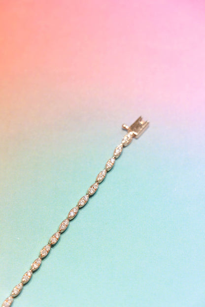 Oval Diamond Bracelet