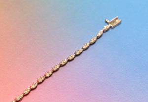 Oval Diamond Bracelet