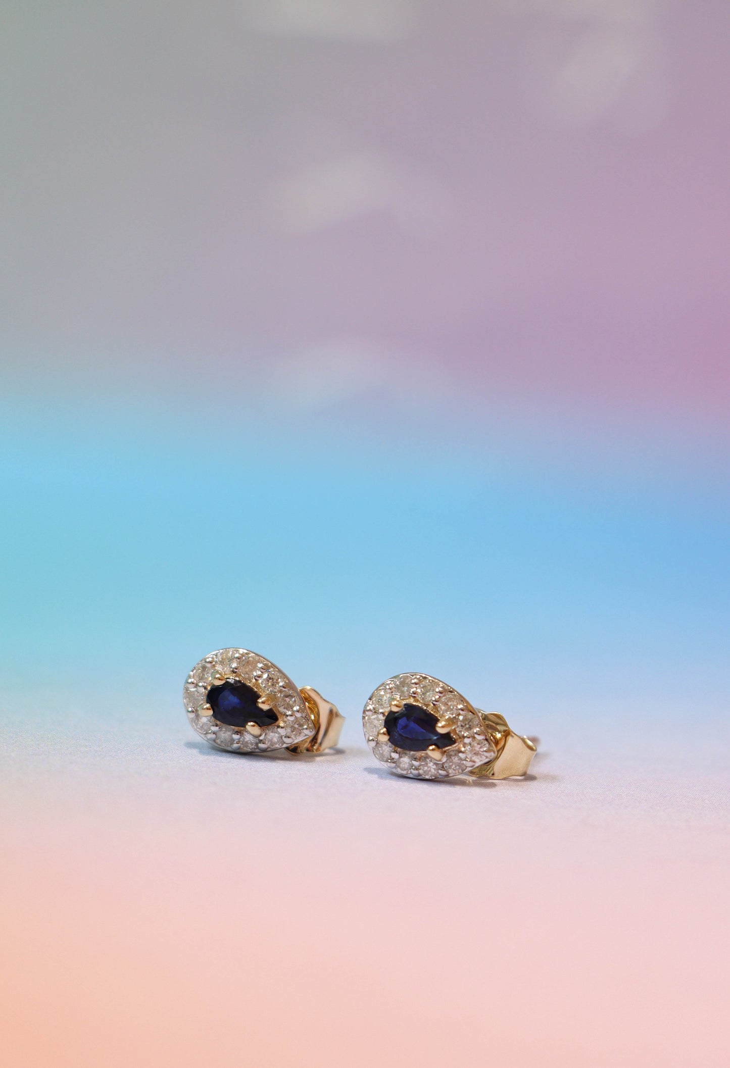 Alina Sapphire Studs