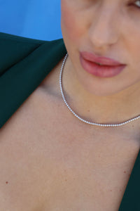 Collar Tennis Bezel 3 ct