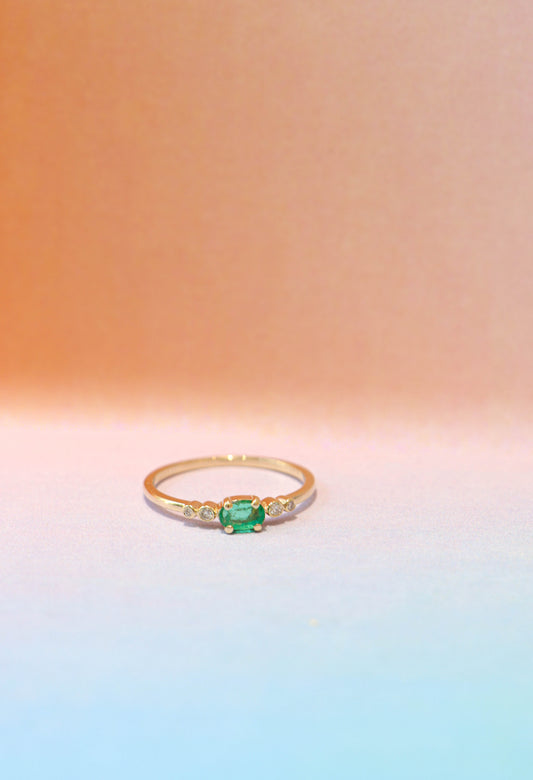 Calie Emerald Ring