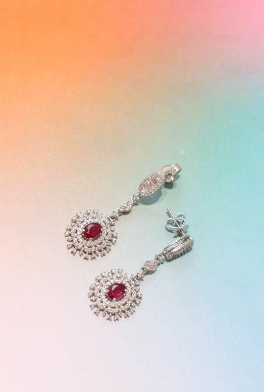 Myla Ruby Earrings