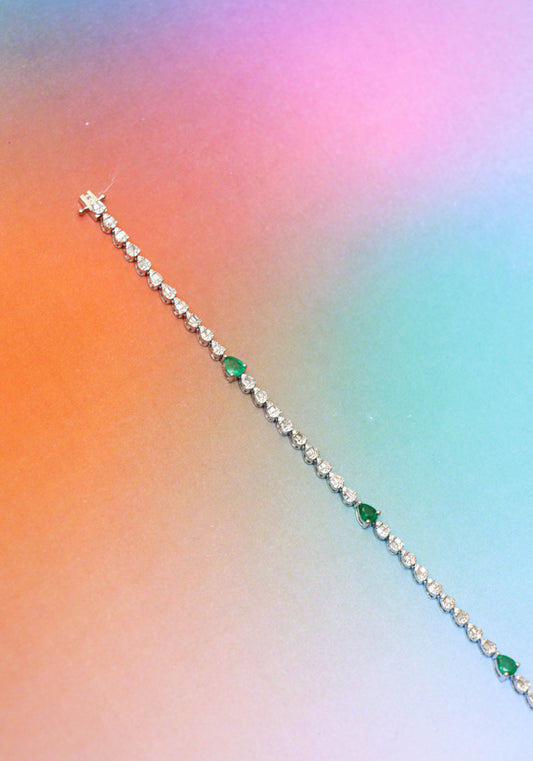 Athenas Emerald Bracelet