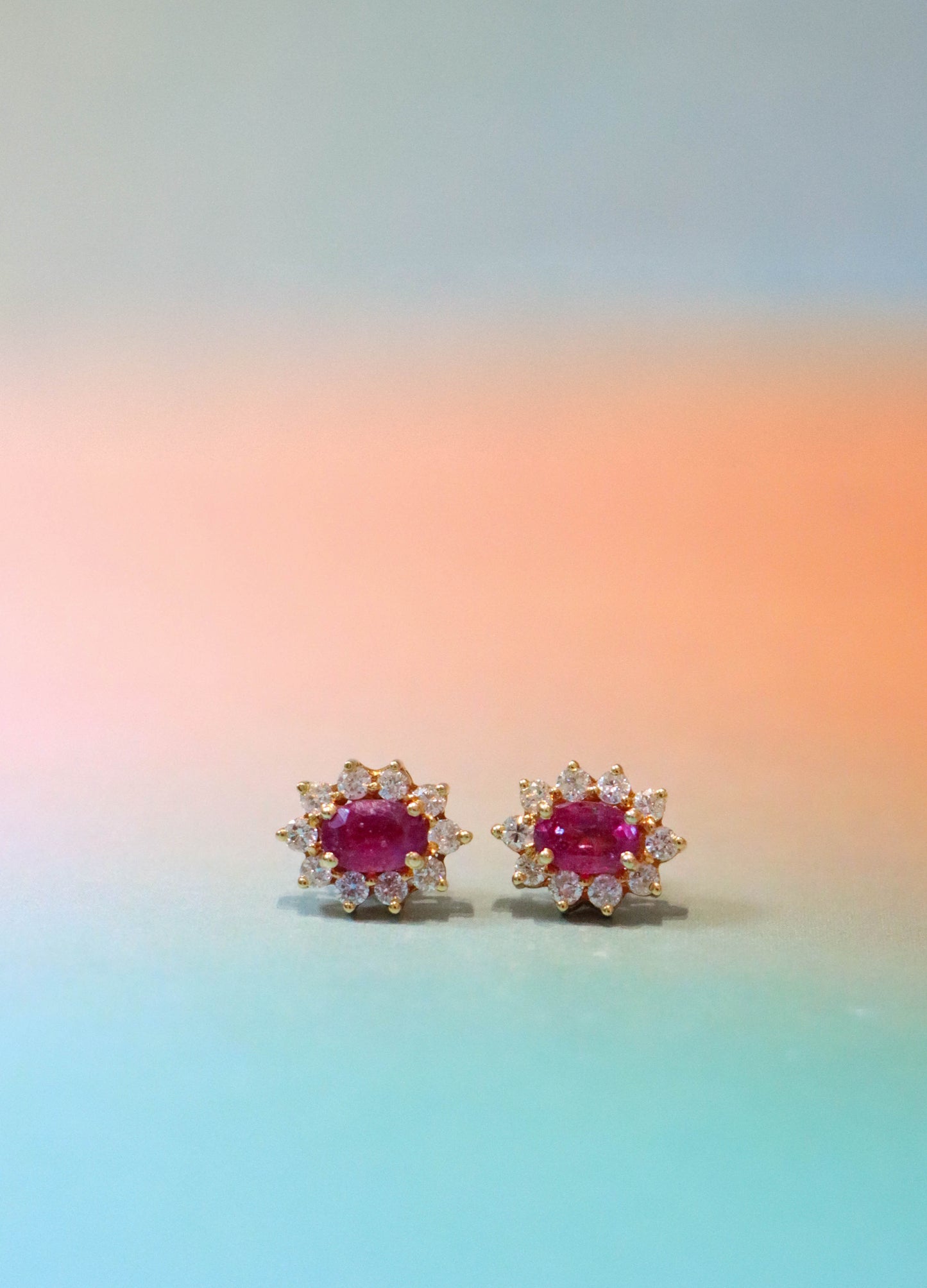 Deka Ruby Studs