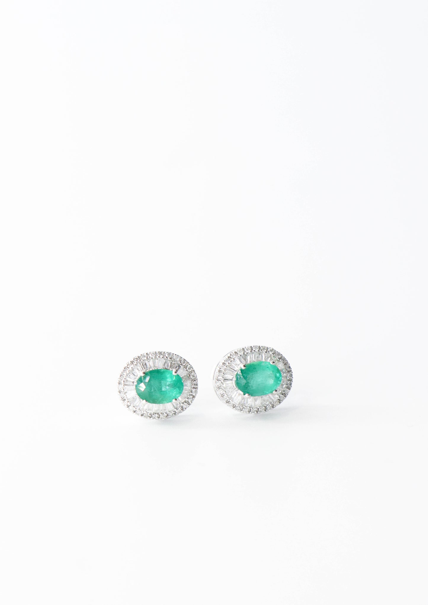 Maia Emerald Studs