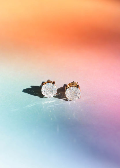 Gaia Diamond Studs