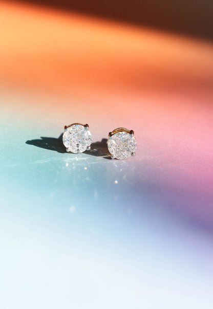 Gaia Diamond Studs