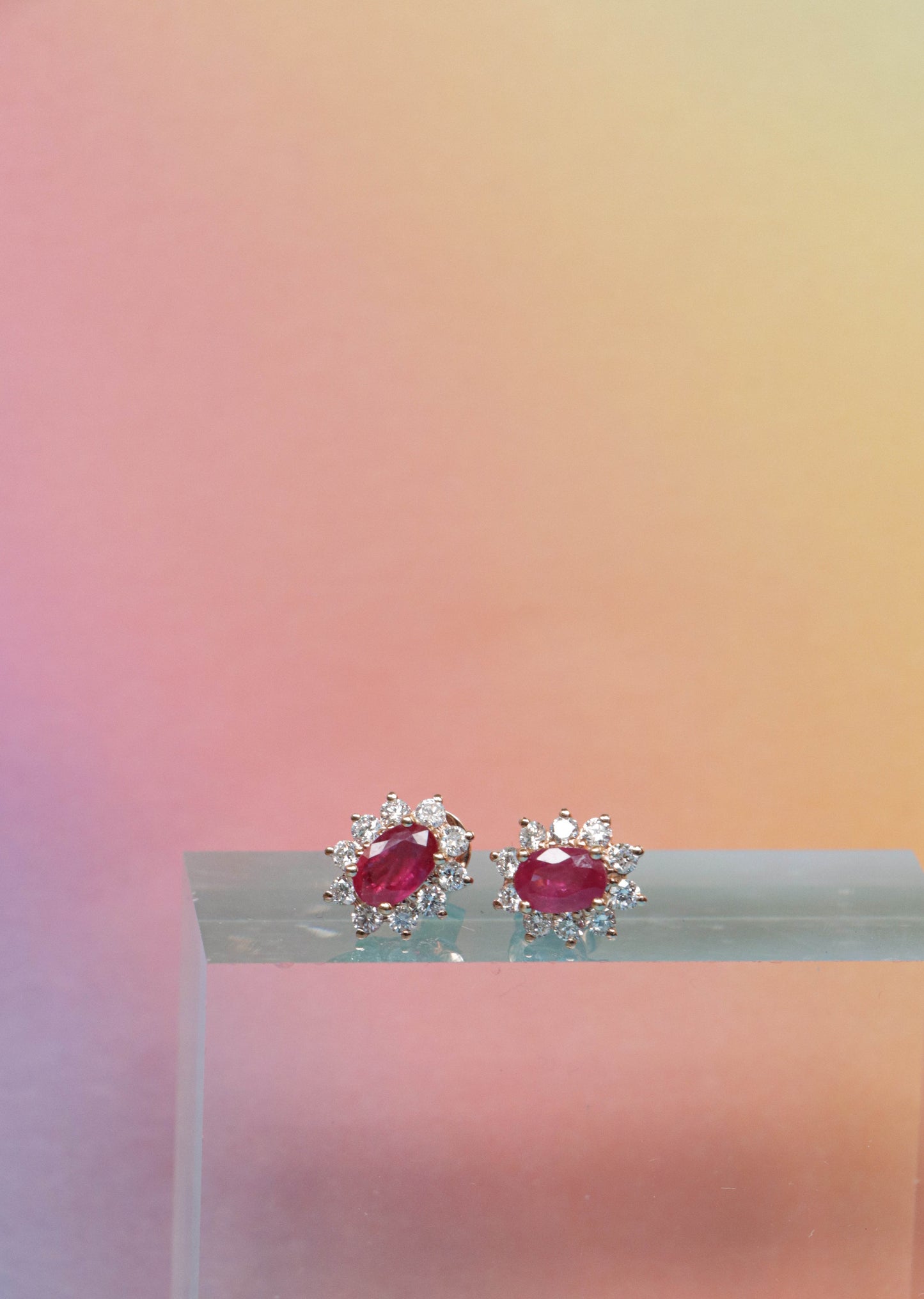 Deka Ruby Studs