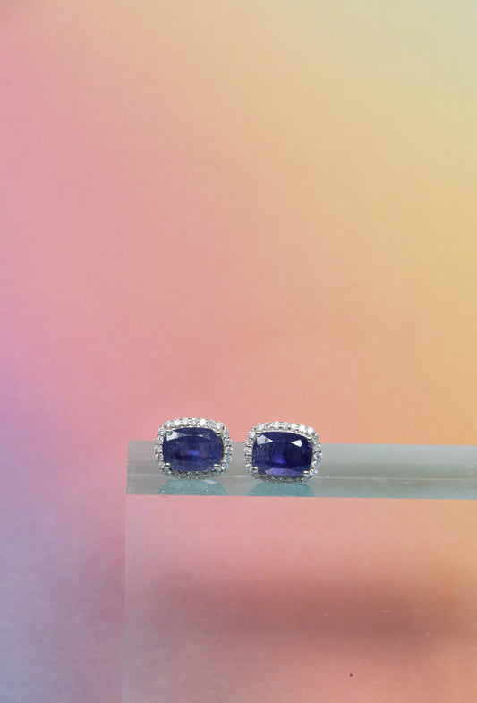 Tiara Sapphire Studs