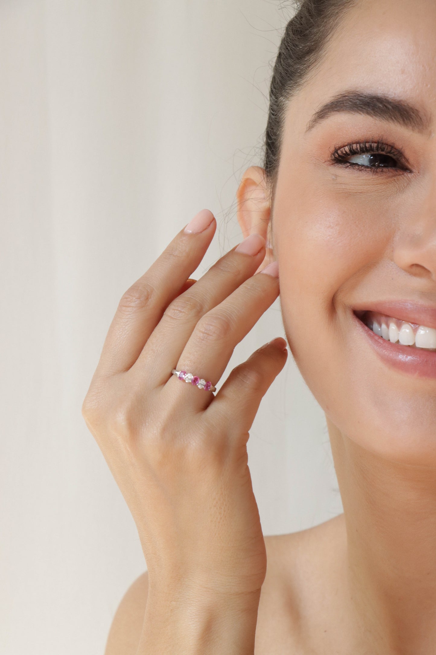 Laia Pink Sapphire Ring