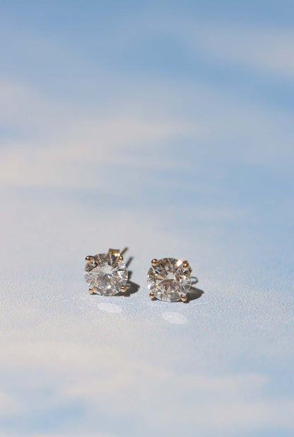 Lab Diamond Studs 3 ct