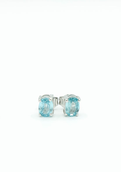 Cuca Blue Zircon Earrings