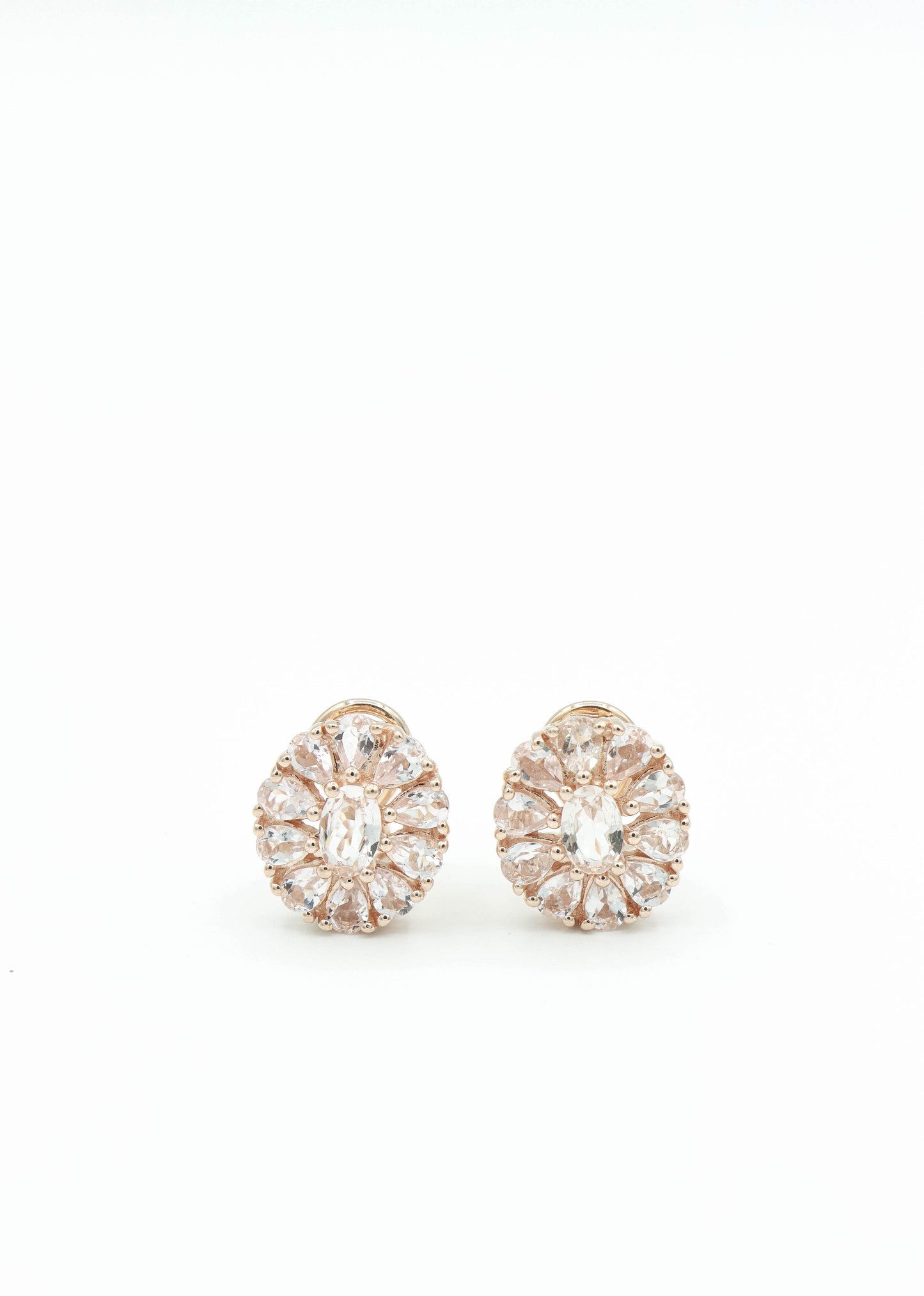 Flora Morganite Earrings