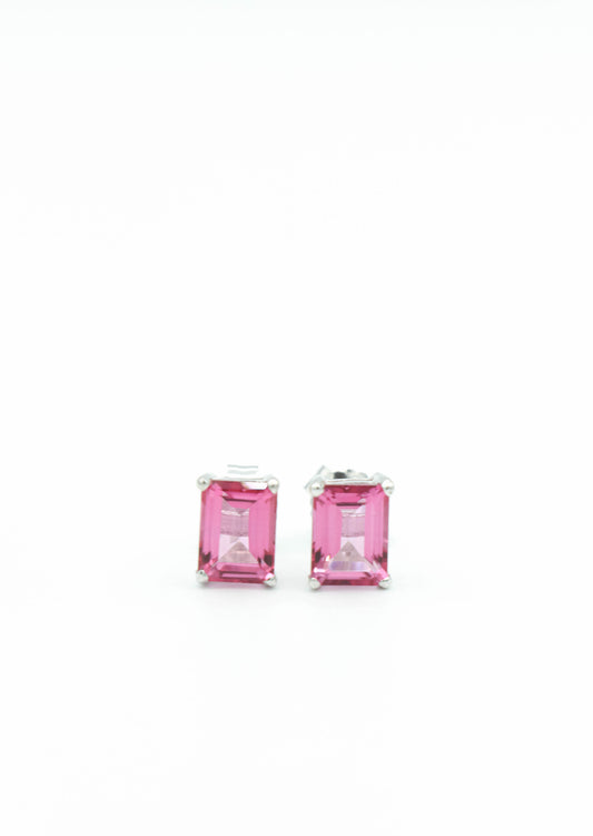 Panni Pink Topaz Studs