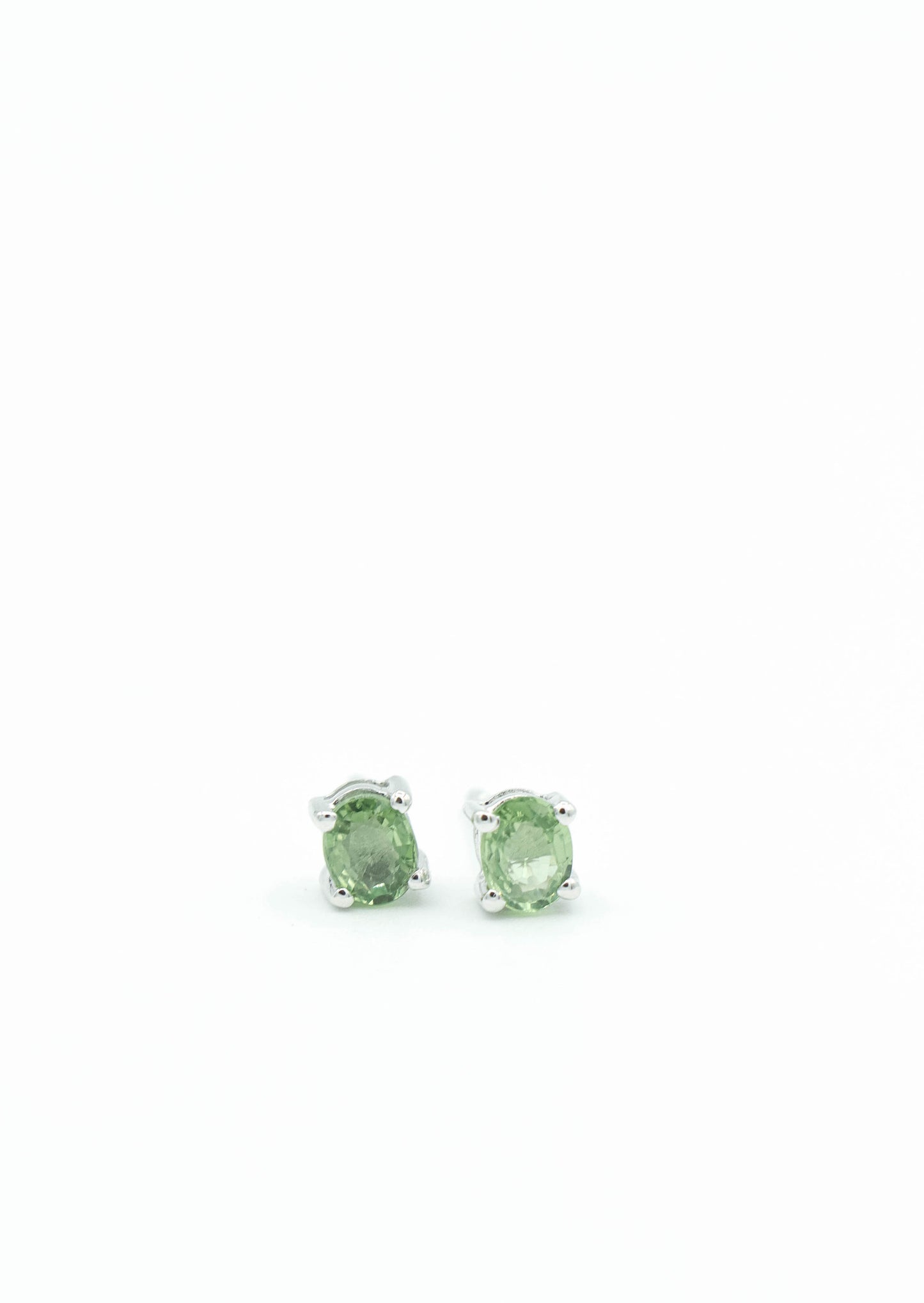 Cuca Green Sapphire Studs