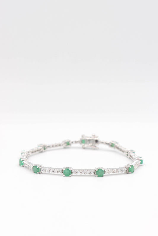 Hailey Emerald Bracelet