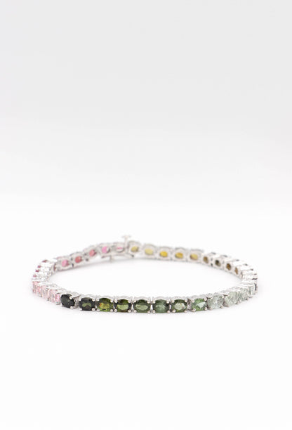 Oval Rainbow Bracelet