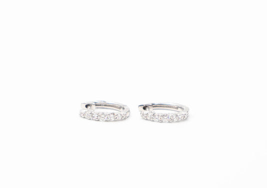 Gaia Diamond Hoops
