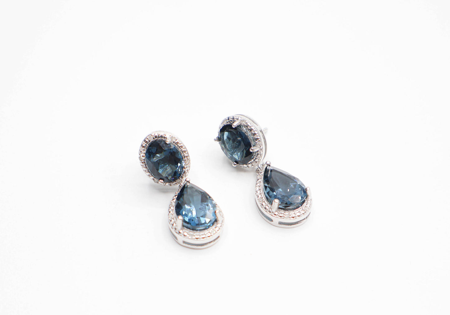 Giana Topaz Blue Earrings