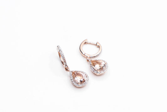 Alba Morganite Earrings