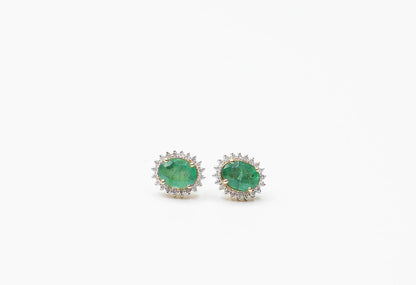 Yara Emerald Studs