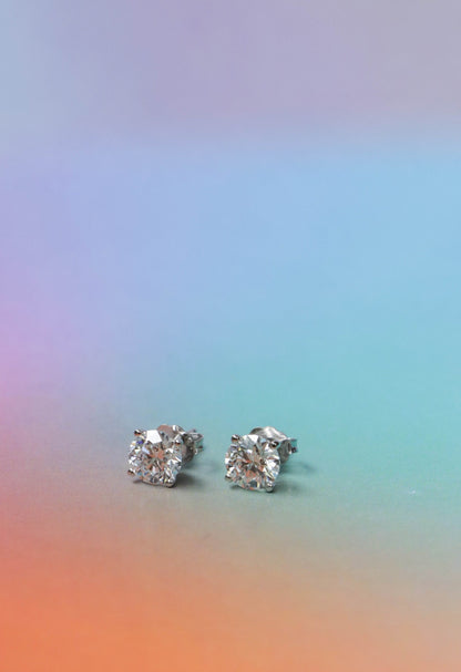 Lab Diamond Studs 1 ct