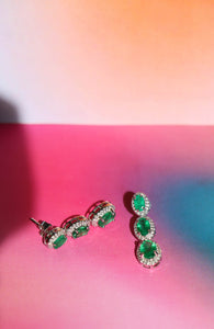 Luciana Emerald Earrings