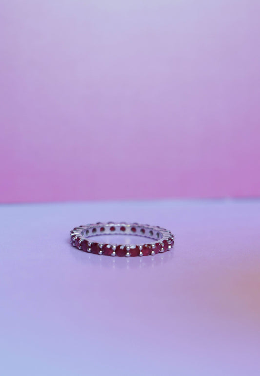 Stulla Ruby Eternity Ring