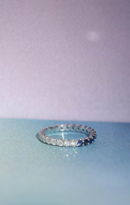 Nika Sapphire & Diamond Ring