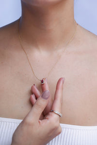 Eucalyptus Tourmaline Necklace