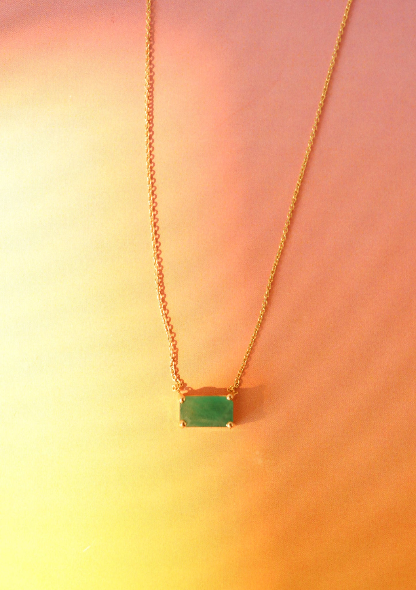 Kia Emerald Necklace