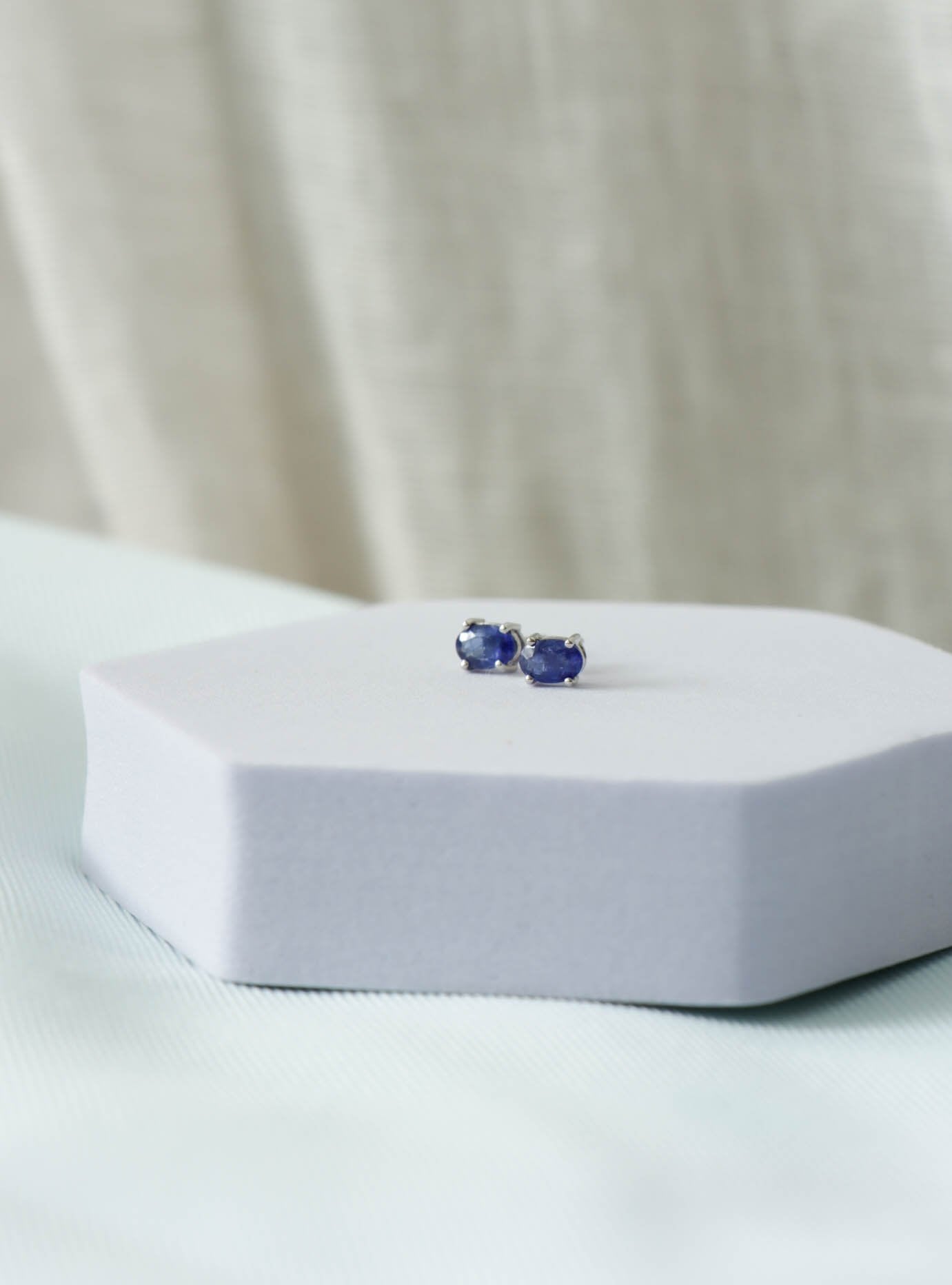 Emily Sapphire Studs