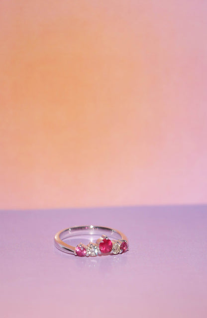 Kaia Ruby & Diamond Ring