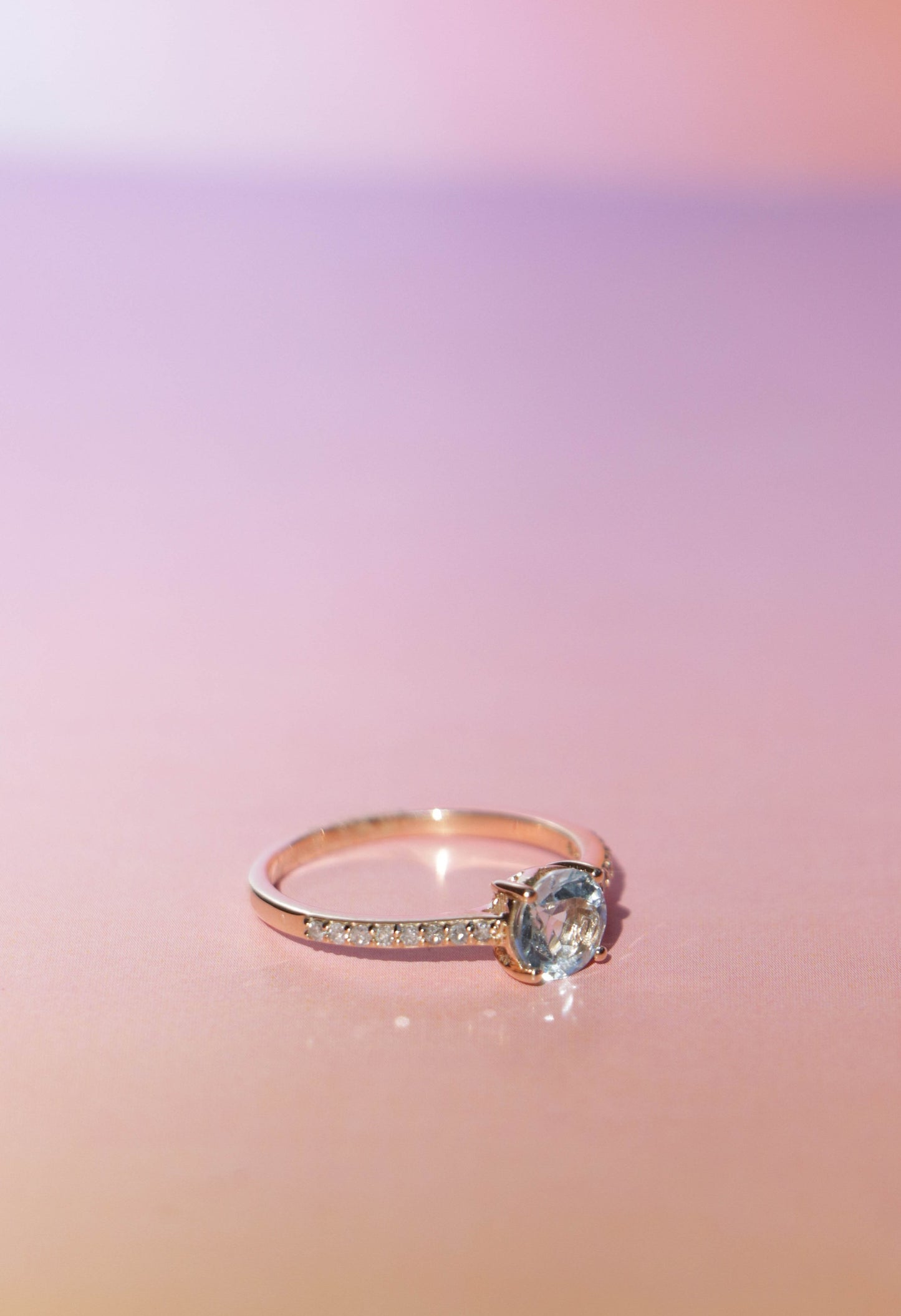 Lea Aquamarine Ring