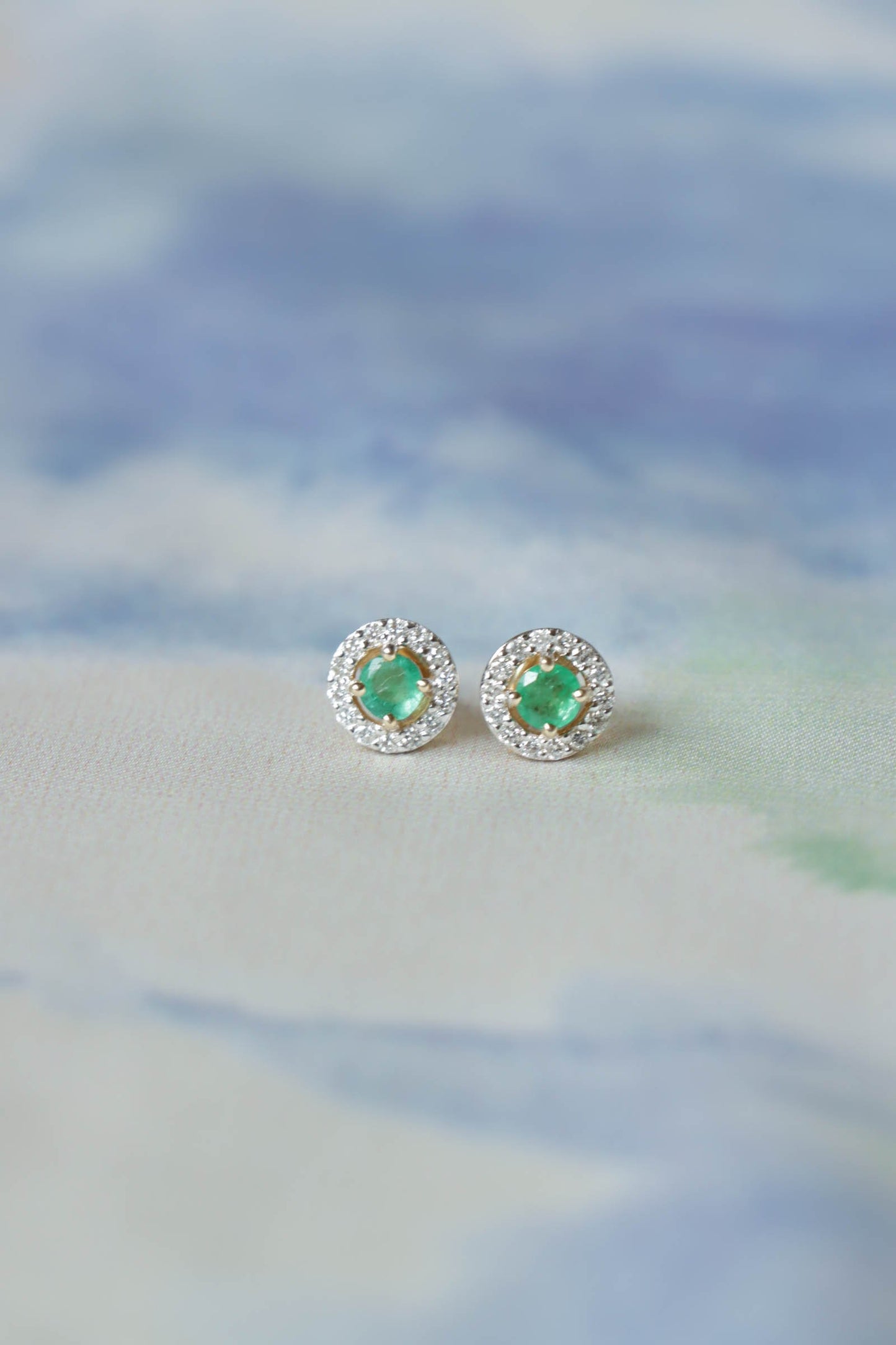 Cristina Emerald Earrings