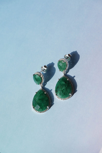 Api Emerald Earrings