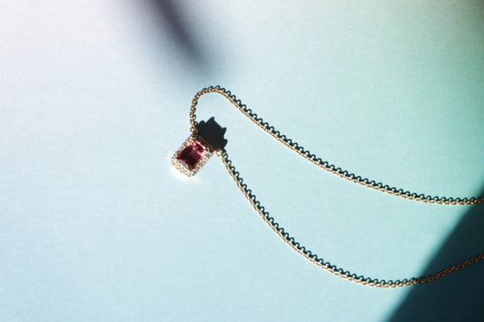 Eucalyptus Tourmaline Necklace