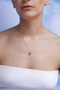 Eucalyptus Tourmaline Necklace