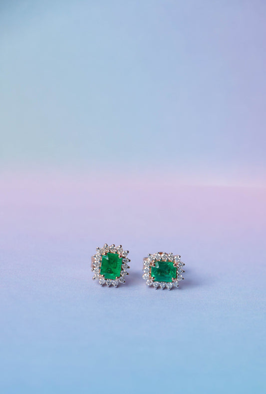 Tila Emerald Earrings