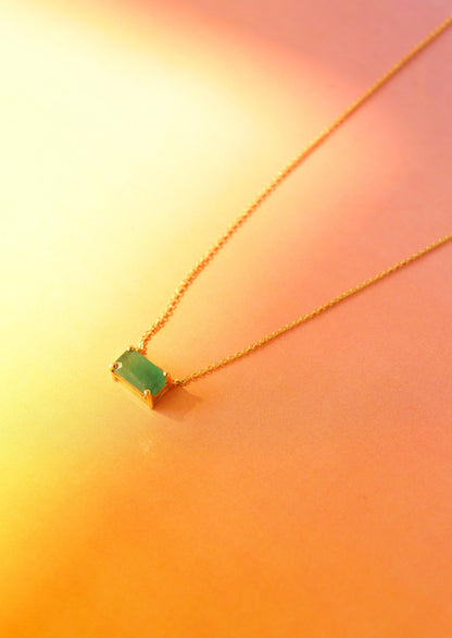 Kia Emerald Necklace